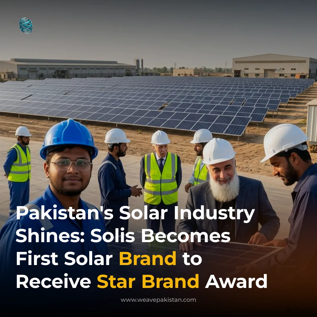 AI-generated illustration: Pakistan's Solar Industry Shines: Solis Becomes First Solar Brand to Receive Star Brand Award
